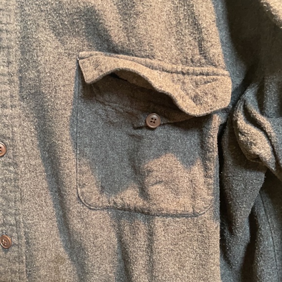 Gray Xl St John’s Bay Casual Soft Button Down - Picture 2 of 4